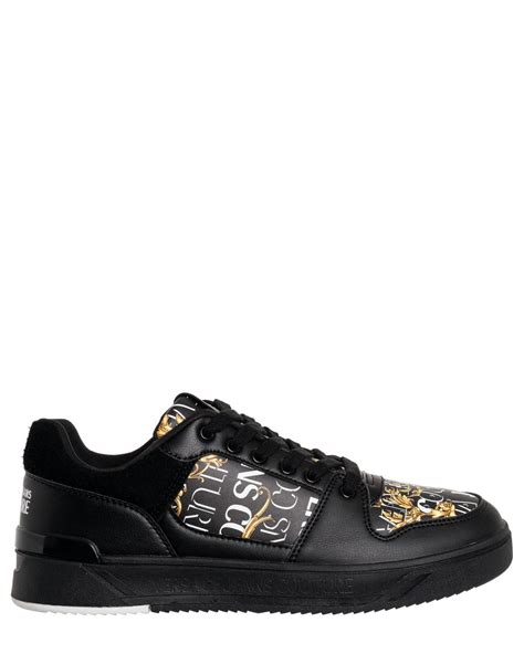 versace jeans couture black sneakers